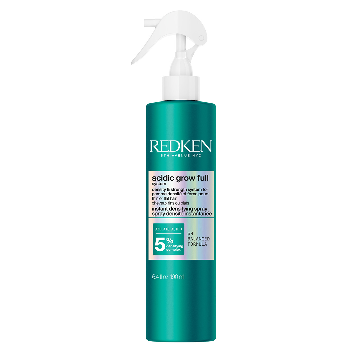 Redken-Acidic-Grow-Full-System-spray-zageszczajacy-wlosy-przerzedzone-190ml Acidic Grow Full System zagęszczający spray do włosów cienkich i przerzedzonych 190ml - obrazek 1